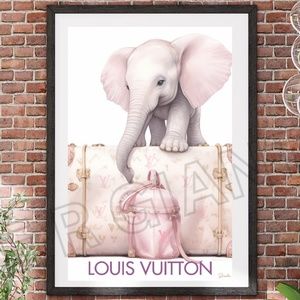 Louis Vuitton Wall Art 11x17 Print Wall Decor Louis Vuitton Art Kids Room